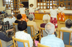 ケアハウス　クラブ活動風景